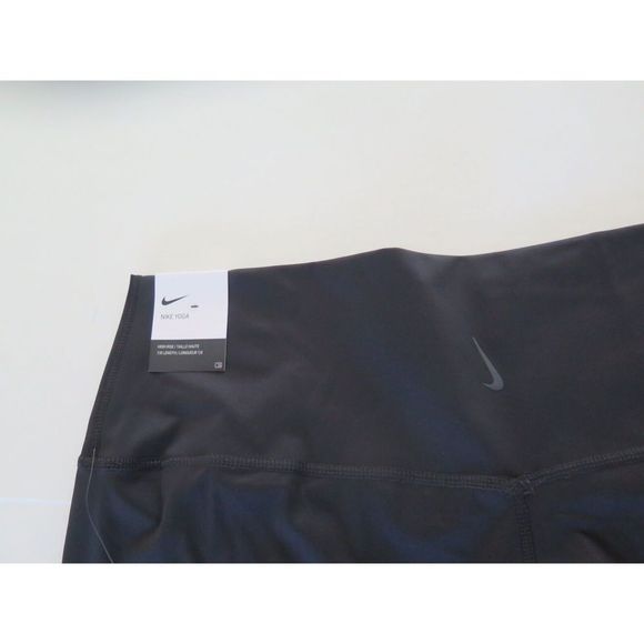 Nike Yoga CU5293-010 Women's Sz 2XL Black High Rise 7/8 Training Tights $60 - Picture 4 of 8